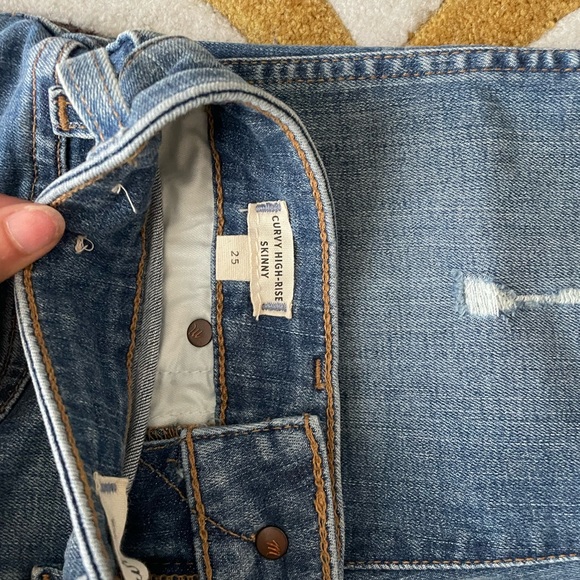 Madewell high rise skinny - Picture 3 of 4